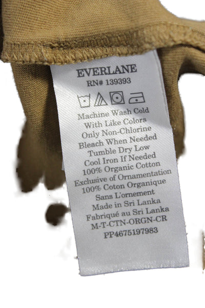 Everlane Mens Brown Organic Cotton Crew Neck Short Sleeve T-Shirt Size 2XL