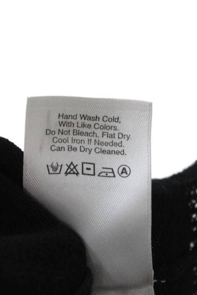 DKNY Womens Tank Dress Black Cotton Scoop Neck Sleeveless Knee Length Size S