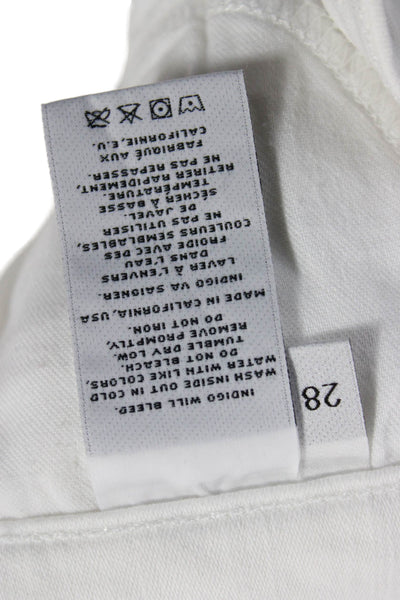 J Brand Womens Skinny White Jeans Size 28