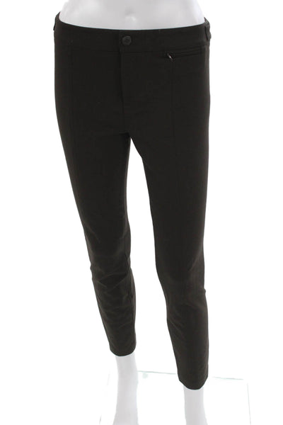Vince Women Ankle Pants Brown Button Size 6