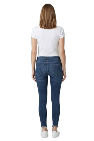 Mother Womens Jeans Blue Mid Rise Denim Inseam 26 Size 27