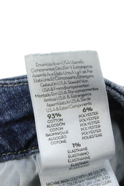 Mother Womens Jeans Blue Mid Rise Denim Inseam 26 Size 27