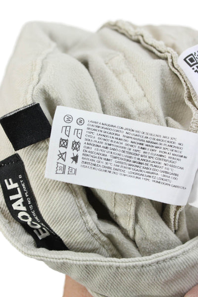 ECOALF Womens Beige Cotton Pants Size 36