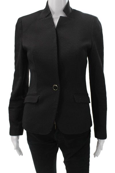 Ted Baker Womens Black Button Jacket Size 1