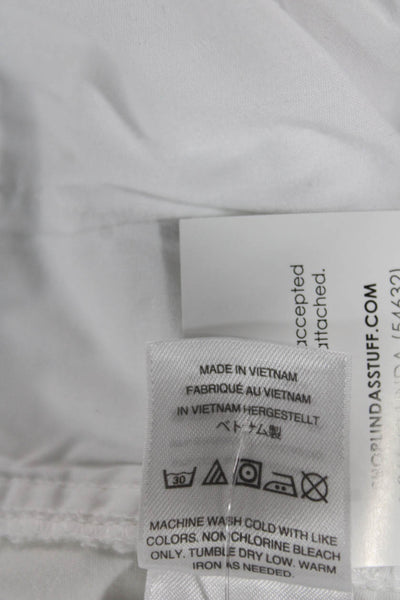 J Crew Womens Chino Shorts White Cotton Size 4