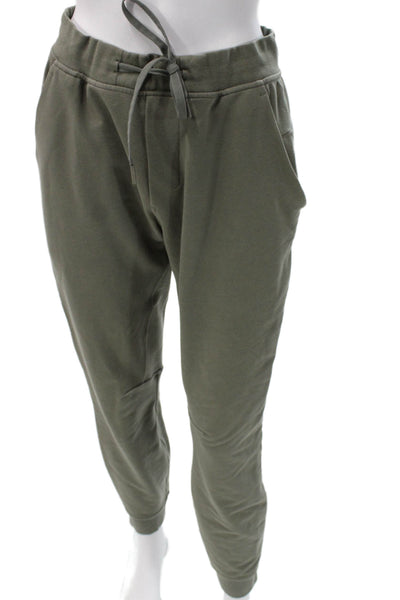 Lululemon Womens Jogger Pants Green Drawstring 30 Inseam Size S
