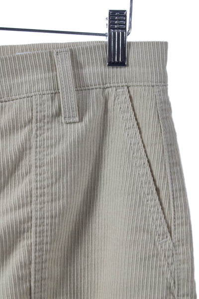 AG Adriano Goldschmied Womens Beige Cotton Pants Size 25