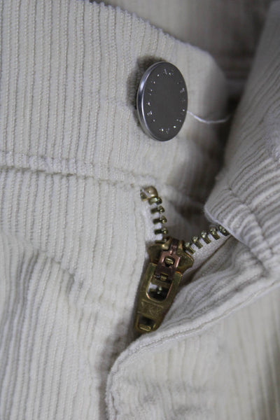 AG Adriano Goldschmied Womens Beige Cotton Pants Size 25