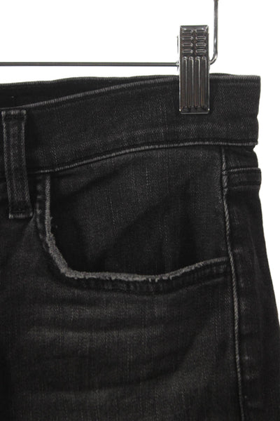 Joes Womens Jeans Black Denim High Rise Inseam 24 Size 26