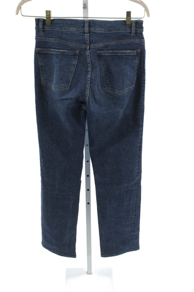 DL1961 Women Straight Jeans Blue High Rise Cotton Button Fly Size 27