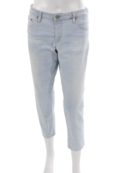 AG Adriano Goldschmied Women Blue Cropped Jeans Size 32