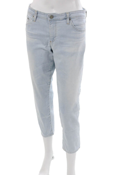 AG Adriano Goldschmied Women Blue Cropped Jeans Size 32