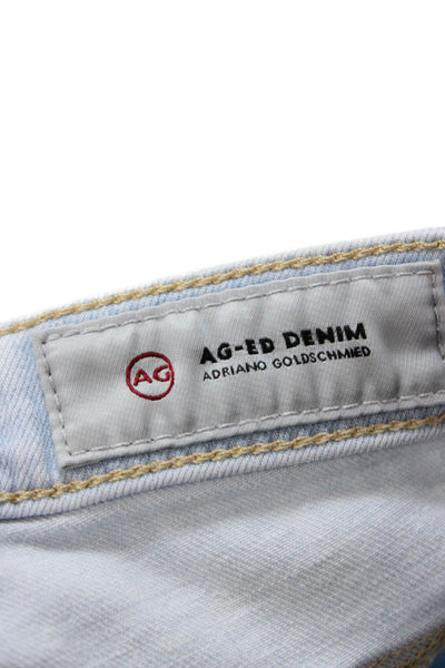 AG Adriano Goldschmied Women Blue Cropped Jeans Size 32