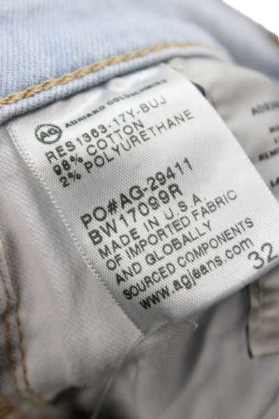 AG Adriano Goldschmied Women Blue Cropped Jeans Size 32