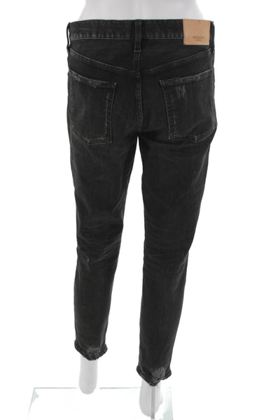 Moussy Womens Skinny Jeans Black Cotton Size 27