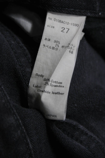 Moussy Womens Skinny Jeans Black Cotton Size 27