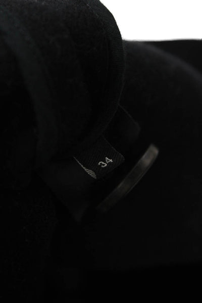 Isabel Marant Women Wool Black Overcoat Button Long Sleeve Size M