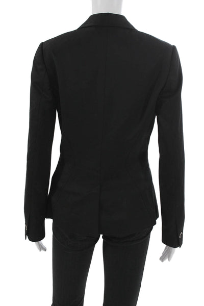 Ted Baker London Womens Black Pantsuit Blazer Button Long Sleeve Size 1
