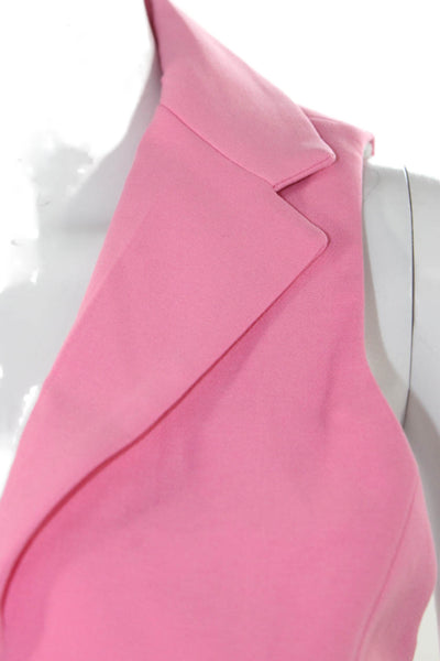 Zara Women Basic Sleeveless Vest Pink Size S