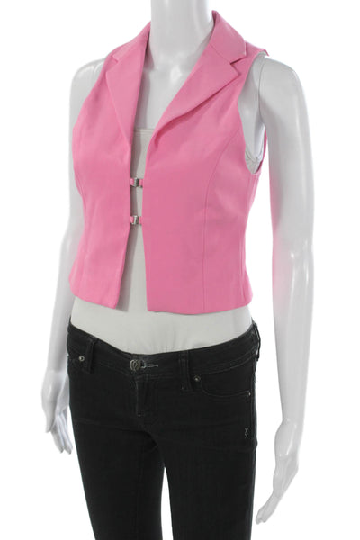 Zara Women Basic Sleeveless Vest Pink Size S