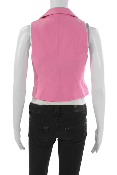 Zara Women Basic Sleeveless Vest Pink Size S
