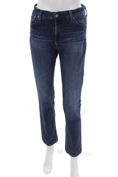 AG-ED Denim Women Straight Jeans Blue Size 28