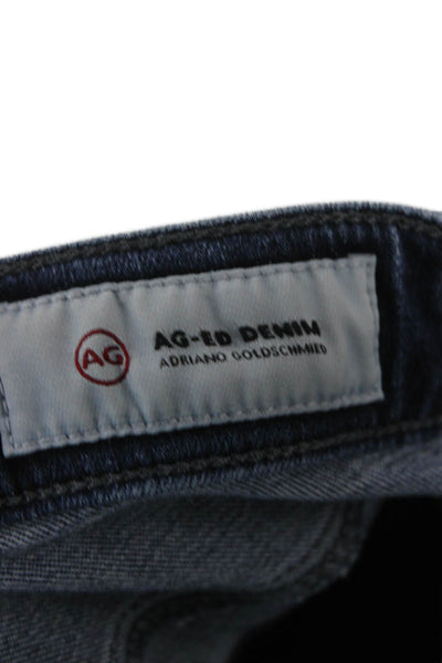 AG-ED Denim Women Straight Jeans Blue Size 28