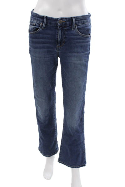 7 For All Mankind Women Bootcut Jeans Blue Cotton Size 28