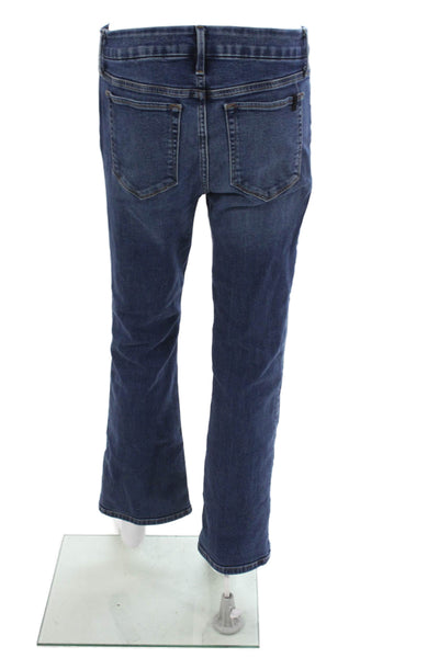 7 For All Mankind Women Bootcut Jeans Blue Cotton Size 28