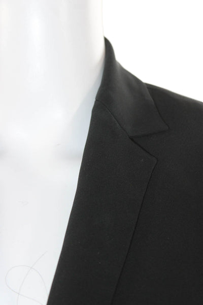 Elizabeth & James Women Blazer Black Long Sleeve Triacetate Blend Size 2