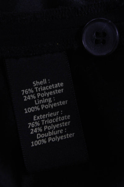 Elizabeth & James Women Blazer Black Long Sleeve Triacetate Blend Size 2