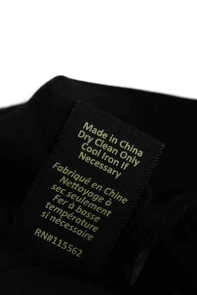 Elizabeth & James Women Blazer Black Long Sleeve Triacetate Blend Size 2