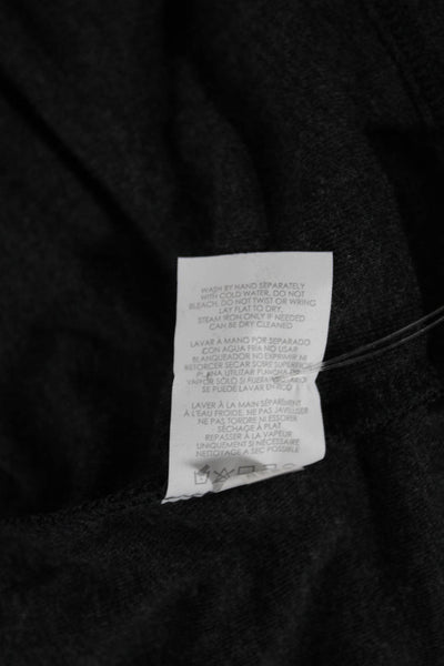 Cabi Womens Tunic T-Shirt Gray Scoop Neck Long Sleeve Rayon Spandex Size 2XS