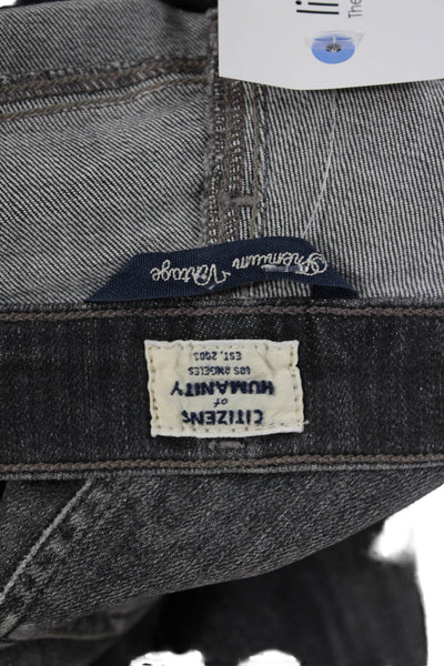 Citizens of Humanity Women Skinny Gray Jeans Size 26