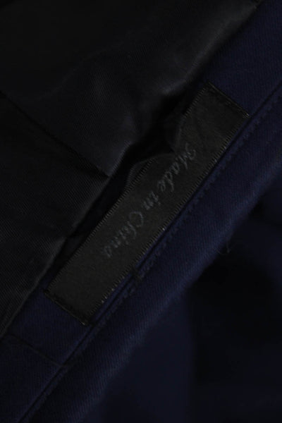 Calvin Klein Mens Tuxedo Jacket Blue Wool Button Solid Size 42