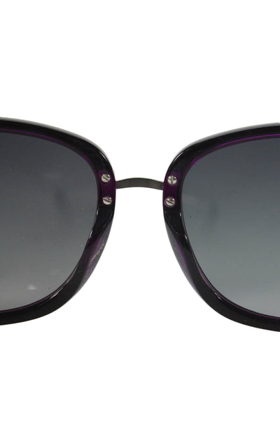 Nicole Miller Womens Rachel Classic Oversized Square Sunglasses Black