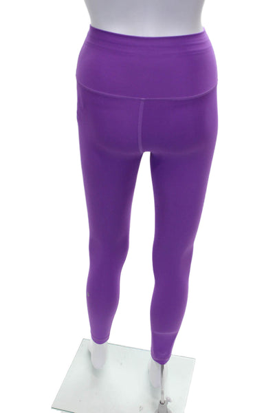 Lululemon Womens Ankle Leggings Purple Nylon Size 0