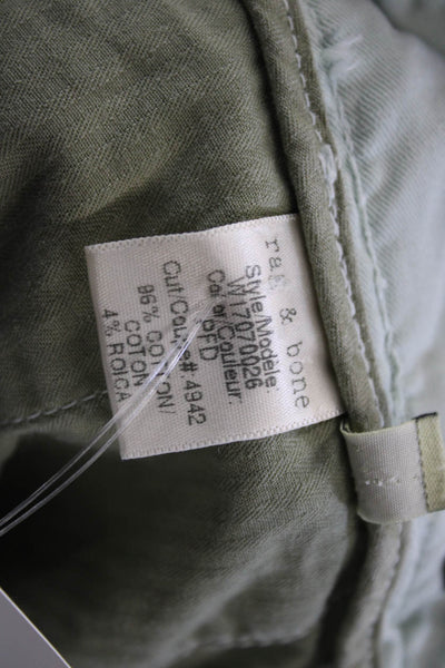 Rag & Bone Jean Womens Chino Pants Green Size 26
