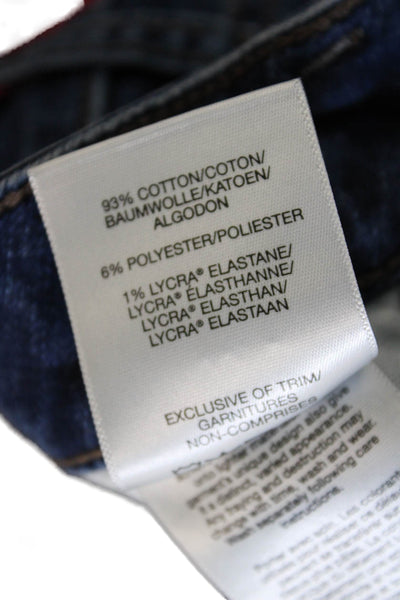 Silver Jeans Womens Bootcut Jeans Blue Cotton Blend Size 24