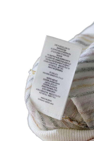 Joie Womens Striped Multicolor Pullover Sweater Long Sleeve Crew Neck Size S