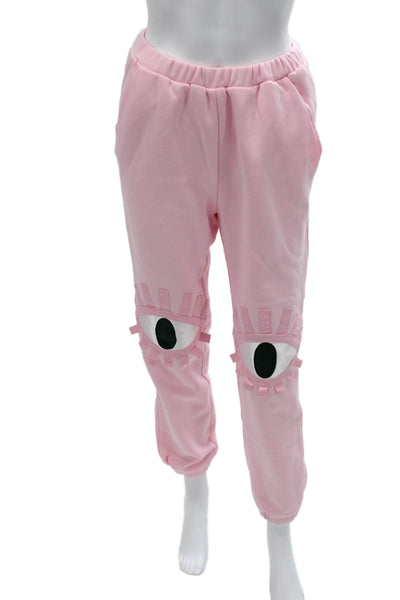 Neubyrne Women Sweatsuit Pink Pullover Polyester Long Sleeve Solid Size XS