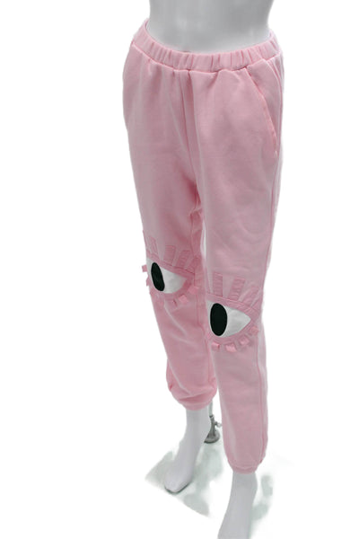 Neubyrne Women Sweatsuit Pink Pullover Polyester Long Sleeve Solid Size XS