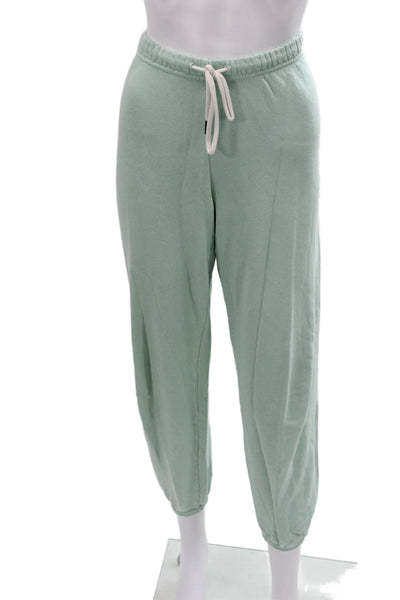 Splits59 Women Green Sweatsuit 100% Cotton Crew Neck Pullover Size S