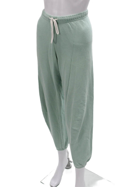 Splits59 Women Green Sweatsuit 100% Cotton Crew Neck Pullover Size S