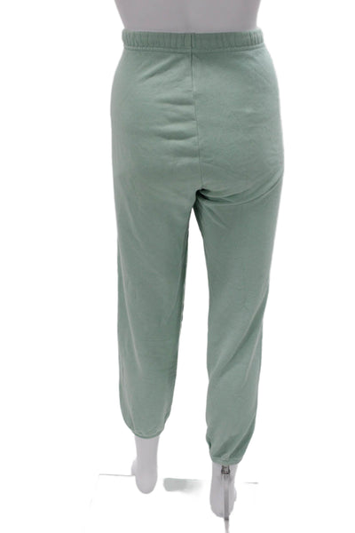 Splits59 Women Green Sweatsuit 100% Cotton Crew Neck Pullover Size S