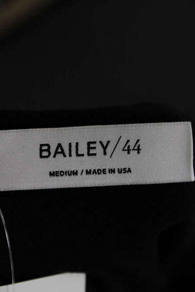 Bailey 44 Womens Bodycon Black Scoop Neck 3/4 Sleeve Mid Calf Dress Size M
