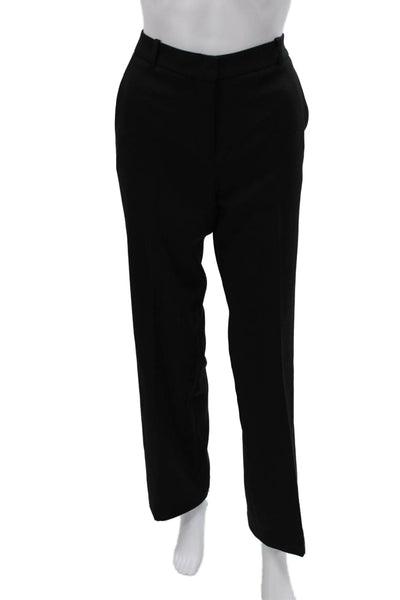 BCBG Max Azria Womens Black Dress Pants Polyester Zip Size 2