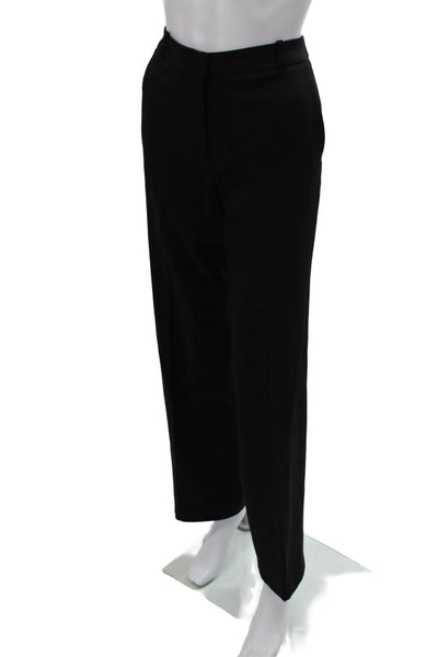 BCBG Max Azria Womens Black Dress Pants Polyester Zip Size 2