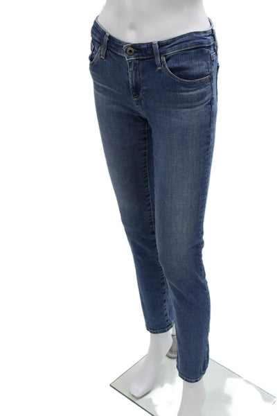 AG Adriano Goldschmied Womens Skinny Jeans Blue Size 26