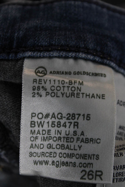 AG Adriano Goldschmied Womens Skinny Jeans Blue Size 26